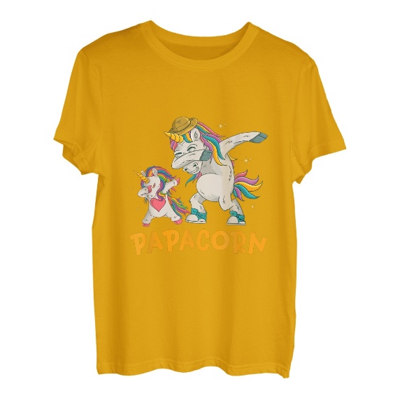 Papacorn Einhorn Vatertag 2022 Männergeschenk T-Shirt