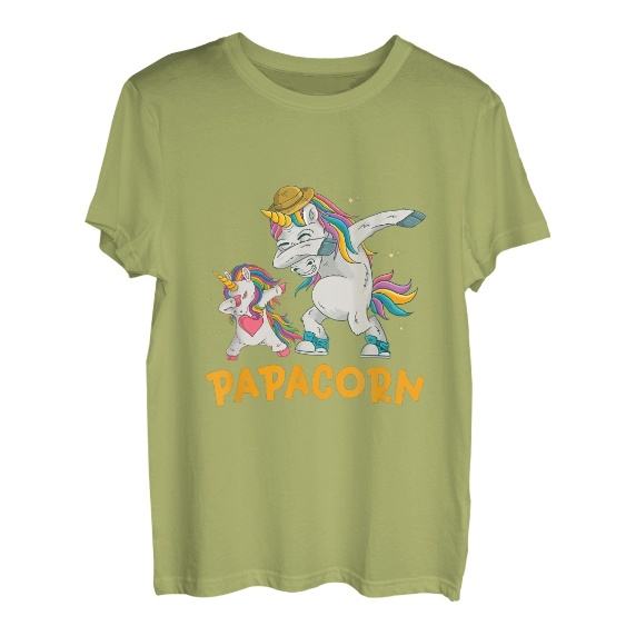 Papacorn Einhorn Vatertag 2022 Männergeschenk T-Shirt