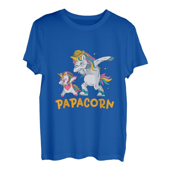 Papacorn Einhorn Vatertag 2022 Männergeschenk T-Shirt