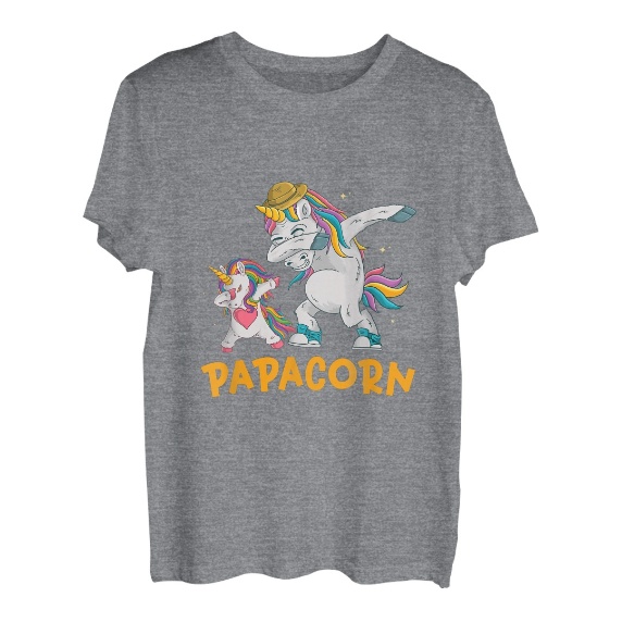 Papacorn Einhorn Vatertag 2022 Männergeschenk T-Shirt