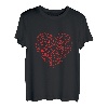 Herz Noten Musik Musiker Komponist Notenschlüssel Geschenk T-Shirt