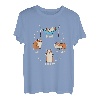 Eat Sleep Wheek Repeat Meerschweinchen, Nagerhöhlen, gewellt T-Shirt