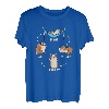 Eat Sleep Wheek Repeat Meerschweinchen, Nagerhöhlen, gewellt T-Shirt