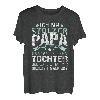 Herren Ich bin Stolzer Papa Vater Tochter Eltern T-Shirt