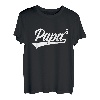 Herren PAPA HOCH 3 KINDER VATERTAG WERDENDER PAPA T-Shirt
