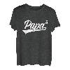 Herren PAPA HOCH 3 KINDER VATERTAG WERDENDER PAPA T-Shirt