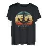 Herren PAPITÄN - Papa und Kapitän Segeln Retro Design Anker T-Shirt