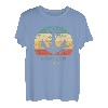 Herren PAPITÄN - Papa und Kapitän Segeln Retro Design Anker T-Shirt