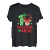Damen My 1st Christmas As a Mommy Cute Christmas 2022 Rentier Tee T-Shirt
