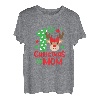 Damen My 1st Christmas As a Mommy Cute Christmas 2022 Rentier Tee T-Shirt