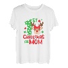 Damen My 1st Christmas As a Mommy Cute Christmas 2022 Rentier Tee T-Shirt