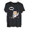 Huhu - Lustiger Eule Spruch Owl Eulen für Herren & Damen T-Shirt