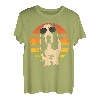 Retro Basset Hound T-Shirt Geschenk Idee