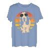 Retro Basset Hound T-Shirt Geschenk Idee
