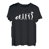 Vater Evolution Baby Vatertag Niedlich Papas Lustiges Geschenk T-Shirt