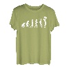 Vater Evolution Baby Vatertag Niedlich Papas Lustiges Geschenk T-Shirt