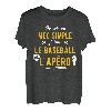 Herren Lustiges Geschenk Apero Baseball T-Shirt T-Shirt