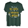 Herren Lustiges Geschenk Apero Baseball T-Shirt T-Shirt