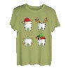 Zahn Santa Rentier Elf Weihnachten Pyjama Cool X-Mas Zahnarzt T-Shirt