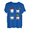 Zahn Santa Rentier Elf Weihnachten Pyjama Cool X-Mas Zahnarzt T-Shirt