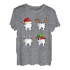 Zahn Santa Rentier Elf Weihnachten Pyjama Cool X-Mas Zahnarzt T-Shirt