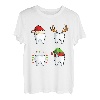Zahn Santa Rentier Elf Weihnachten Pyjama Cool X-Mas Zahnarzt T-Shirt