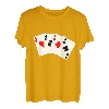 Kartenspiel Karten Straight Flush Pokerspieler Poker Karten T-Shirt