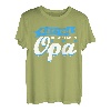 Herren Großvater Spruch Großpapa Held mit drei Buchstaben Opa T-Shirt
