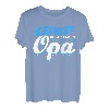 Herren Großvater Spruch Großpapa Held mit drei Buchstaben Opa T-Shirt