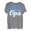 Herren Großvater Spruch Großpapa Held mit drei Buchstaben Opa T-Shirt