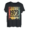 50 Jahre Vintage Legend seit Februar 1973 50. Geburtstag T-Shirt
