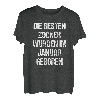Januar Geboren Zocken Gamer Weihnachts Geschenk Shirt Lustig T-Shirt