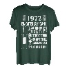 Jahrgang 1972 Geschenk für Mann zum Geburtstag Wein Witz T-Shirt
