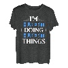 Herren I'm Hubert Doing Hubert Things Vornamen Spruch Geschenk T-Shirt