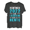 Rentner 2022 Eine Legende geht in Rente T-Shirt