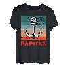 Papitän - Retro Vintage Geschenk für Papa - Vaterag T-Shirt
