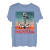 Papitän - Retro Vintage Geschenk für Papa - Vaterag T-Shirt
