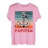 Papitän - Retro Vintage Geschenk für Papa - Vaterag T-Shirt