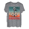 Papitän - Retro Vintage Geschenk für Papa - Vaterag T-Shirt