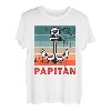 Papitän - Retro Vintage Geschenk für Papa - Vaterag T-Shirt
