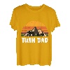 Papa Zwillinge Vater Geschenk Vatertag Papi Bär T-Shirt