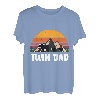 Papa Zwillinge Vater Geschenk Vatertag Papi Bär T-Shirt