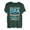 Herren Ich bin stolzer Opa eines wahnsinnig fantastischen Enkels T-Shirt