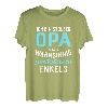 Herren Ich bin stolzer Opa eines wahnsinnig fantastischen Enkels T-Shirt