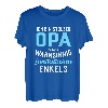 Herren Ich bin stolzer Opa eines wahnsinnig fantastischen Enkels T-Shirt