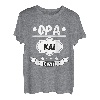 Opa ist der Beste Großvater Geschenk Kai T-Shirt