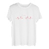 Jugger Herzschlag Jugg Q-Tip Schild Trendsport Geschenk T-Shirt
