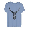Hirsch Geometrie T-Shirt - Polygon Art Hirsch - Origami