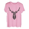 Hirsch Geometrie T-Shirt - Polygon Art Hirsch - Origami
