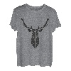 Hirsch Geometrie T-Shirt - Polygon Art Hirsch - Origami